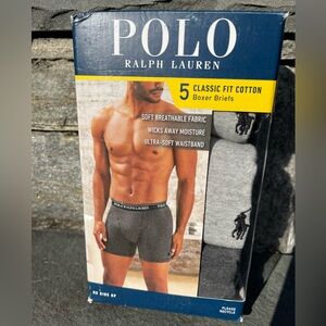Polo Ralph Lauren  Classic Fit Boxer Brief, Pack of 5, Size Small, NWT